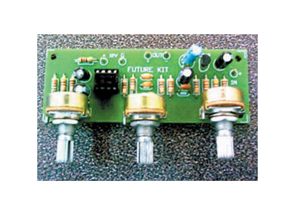 디바이스마트,MCU보드/전자키트 > 음악/앰프/녹음 > MP3/음악재생,FutureKIT,톤 콘트롤 모노(FK625),이 키트는 일반적인 엠프에 적용이 가능하도록 설계된 Tone Controller(모노) 입니다.(이제품은 반조립 kit 입니다.)