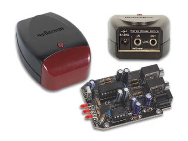 디바이스마트,MCU보드/전자키트 > 음악/앰프/녹음 > 기타,Velleman,Electronic Volume Control(MK164),IR-controlled electronic volume adjustment(이제품은 반조립 kit 입니다.)