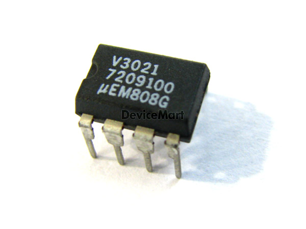 디바이스마트,반도체/전자부품 > 클럭/타이밍 IC > 타이머 IC,EM,V3021 (DIP),저전력, 저가의 DIP-8pin  리얼타임클럭. Ultra Low Power 1-Bit 32 kHz RTC