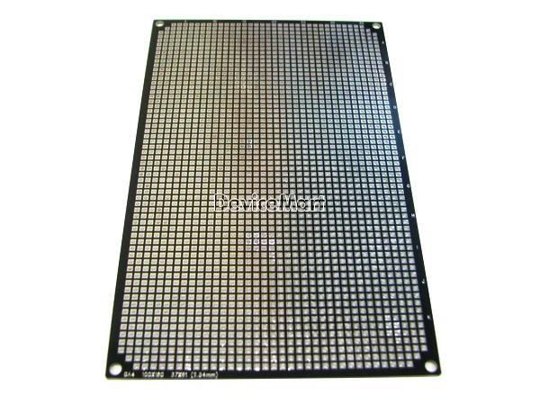 디바이스마트,커넥터/PCB > PCB기판/관련상품 > 만능기판 (양면) > 사각홀,거상인,[ GA4 ] 100 x 160 사각 만능 기판 - 양면,기존 기판과는 다른 사각모양의 양면 범용 PCB   Pitch : 2.54mm , Pin : 37 * 61 , Hole : 2.54mm ,  Size : 100 * 160 , METERIAL : FR-4