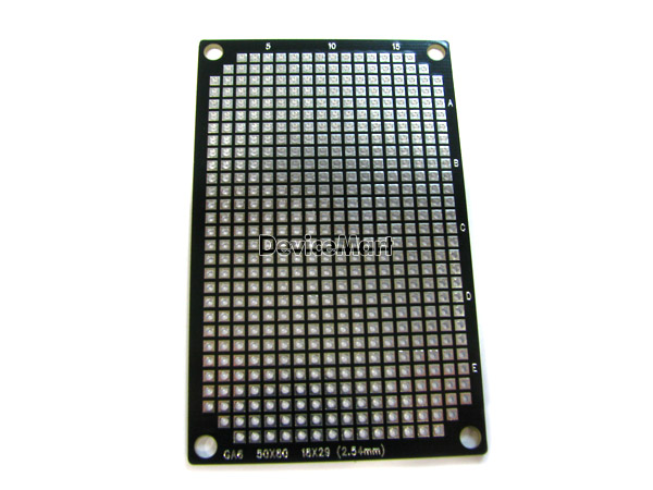디바이스마트,커넥터/PCB > PCB기판/관련상품 > 만능기판 (양면) > 사각홀,거상인,[ GA6 ] 50 x 80 사각 만능 기판 - 양면,기존 기판과는 다른 사각모양의 양면 범용 PCB   Pitch : 2.54mm , Pin : 18 * 29 , Hole : 2.54mm ,  Size : 50 * 80 , METERIAL : FR-4