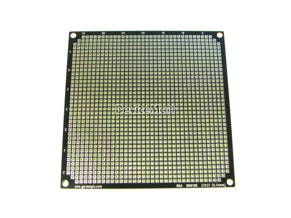 디바이스마트,커넥터/PCB > PCB기판/관련상품 > 만능기판 (단면) > 사각홀,거상인,[ GB3 ] 100 x 100 사각 만능 기판 - 단면,기존 기판과는 다른 사각모양의 단면 범용 PCB  Pitch : 2.54mm , Pin : 37 * 37 , Hole : 2.54mm ,  Size : 100 * 100 , METERIAL : FR-4