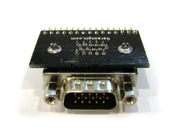 디바이스마트,커넥터/PCB > PCB기판/관련상품 > 특수기판 > 커넥터용 PCB,거상인,[C410(s)] DSUB_15M Straight Adapter,D-SUB 브레드보드 실장용 / 변환용 기판 / 2.54mm pitch / 22 x 40 size / FR-4 / GOLD / MALE / 스트레이트 타입 / 15pin