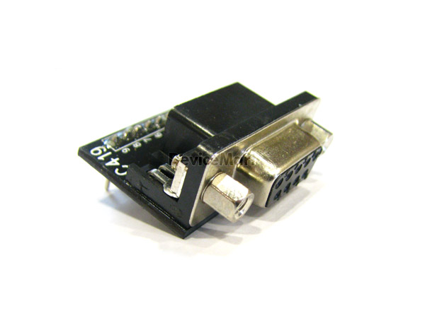 디바이스마트,커넥터/PCB > PCB기판/관련상품 > 특수기판 > 커넥터용 PCB,거상인,[C419(r)] DSUB-9F Rightangle Adapter,D-SUB 브레드보드 실장용 / 변환용 기판 / 2.54mm pitch / 22 x 32 size / FR-4 / GOLD / FEMALE / 앵글 타입 / 9pin