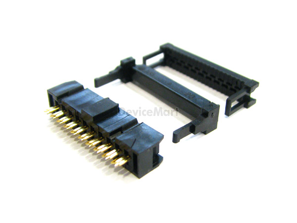 디바이스마트,커넥터/PCB > 직사각형 커넥터 > IDC(플랫) 커넥터 > 2.54mm pitch,HIROSE,HIF3BA-16D-2.54R,히로세 커넥터 / 박스 헤더 매칭 / 플랫 케이블 사용 / 16핀