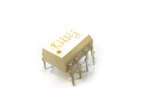 디바이스마트,센서 > 광센서 > 포토 커플러/인터럽터,,TLP621-2,Optocoupler DC-IN 2-CH Transistor DC-OUT 8-Pin PDIP