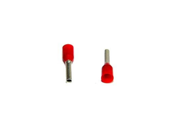 디바이스마트,커넥터/PCB > 터미널블럭 > 압착단자/절연단자 > 핀 타입,,펜홀단자 1.5sq 빨강,펜홀 압착 단자 / 절연타입 / 10개 수량 / red / 1.5SQ