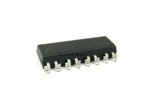 디바이스마트,센서 > 광센서 > 포토 커플러/인터럽터,,PS2501L-4,Transistor Output Optocouplers Hi-Iso Photo 4-Ch, SOP-16