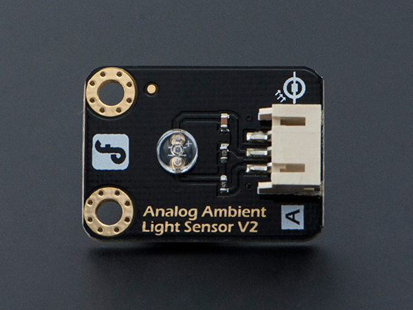 디바이스마트,MCU보드/전자키트 > 센서모듈 > 빛/조도/컬러/UV > 빛/조도/CdS,DFROBOT,아두이노 아날로그 밝기센서(1~6000 Lux) [DFR0026],전압 : 3.3~5V / 밝기범위 : 1~6000 Lux / 반응속도 : 15us / 아날로그 인터페이스 / 크기 : 22 x 30mm / Gravity: Analog Ambient Light Sensor for Arduino (1~6000 Lux)
