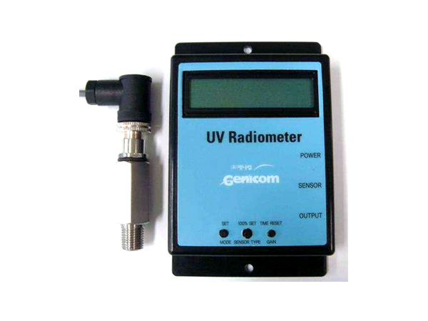 디바이스마트,계측기/측정공구 > 환경/이화학 측정장치 > UV측정,주식회사제니컴,UV Radiometer 1.0(GUVx-T1xGS-3LW5),절대광량, 상대광량, 누적시간-LCD 화면에 표시