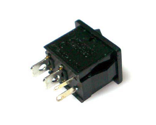 디바이스마트,스위치/부저/전기부품 > 스위치 > 로커스위치,Any Vendor,KCD1-105N,로커스위치 / 4P / ON-OFF / DPDT / 정격 전류: 6A, 10A / 정격전압-AC: 125 정격전압-AC: 250 / 4PIN중 2PIN은 스위치에 사용되는 전선과 연결, 30도로 휘어 있는 핀은 스위치LED 전원입니다. DC 3V입력하시면 됩니다.