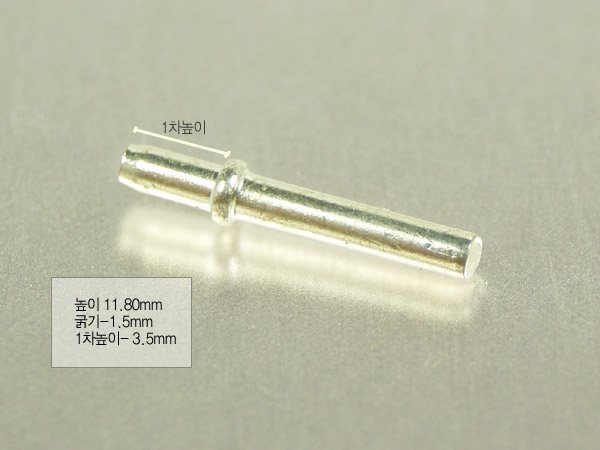 디바이스마트,커넥터/PCB > 플러그/잭 > 테스트포인트,Any Vendor,ROUND PIN,테스트 포인트 / PCB에 삽입하여 사용 / 높이 11.8mm, 굵기 1.5mm, 1차높이 3.5mm
