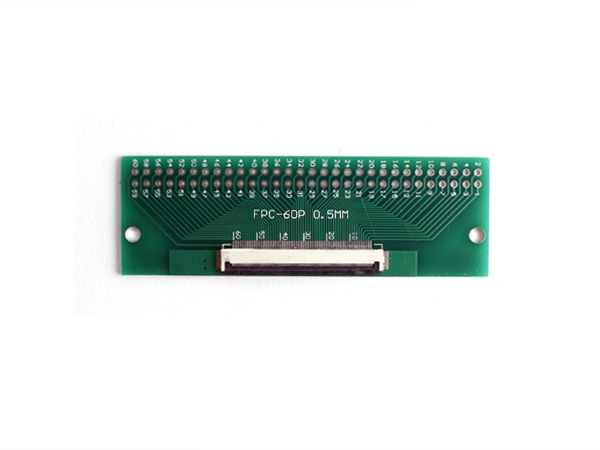 디바이스마트,커넥터/PCB > FFC/FPC 커넥터 > 54핀/55핀/57핀/60핀,NW3 (New3),FFC cable 0.5-2.54피치 60핀 변환 보드,FFC 케이블을 2.54mm 핀헤더 타입으로 변환하여, 브레드보드 또는 기판에 꼽아서 사용할 수 있습니다. / 기판 사이즈 79X26mm
