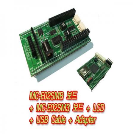 디바이스마트,MCU보드/전자키트 > 프로세서/개발보드 > AVR > ATMEGA128,마이컴월드,AVR 기본 학습 패키지,MC-E02SM3 + MC-E02SMB + LCD + Adapter + USB 케이블 + 8*2 LCD + USB 케이블 + 9V Adapter + 교육자료(ATmega128을 이용한 마이크로 프로세서 실습) 완벽한 브레드보드 실습용 패키지, 전부 다 들어있습니다!! 쉽고 편하게 실습만 하세요