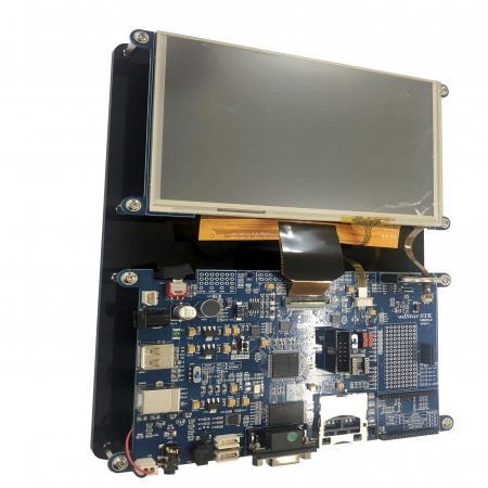디바이스마트,MCU보드/전자키트 > 프로세서/개발보드 > 기타 MCU,(주)에이디칩스,adStar-STK-SET,adStar STK는 32bit Microcontroller인 adStar를 적용하여 LCD를 사용하는 임베디드 시스템을 위한 그래픽 사용자 인터페이스 개발용 키트이다.