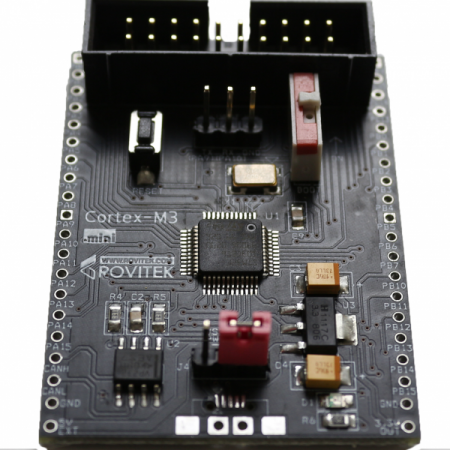 디바이스마트,MCU보드/전자키트 > 프로세서/개발보드 > ARM > Cortex-M3,로비텍,STM32F103 Cortex-M3 mini (P-M3-3C8-100),Cortex-M3 mini는 STMicroelectronics의 ARM Cortex-M3 core 기반의 프로토타입 플랫폼을 위한 평가보드이다