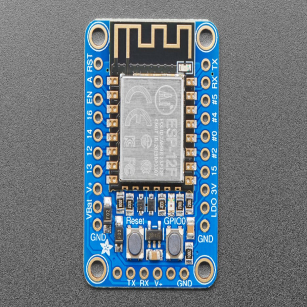 디바이스마트,MCU보드/전자키트 > 통신/네트워크 > 와이파이,Adafruit,Adafruit HUZZAH ESP8266 Breakout [ada-2471],Adafruit HUZZAH ESP8266 breakout / 80 MHz microcontroller (full WiFi front-end + TCP/IP stack with DNS support) / Reset button + User button + Red LED / 25mm x 38mm x 5mm