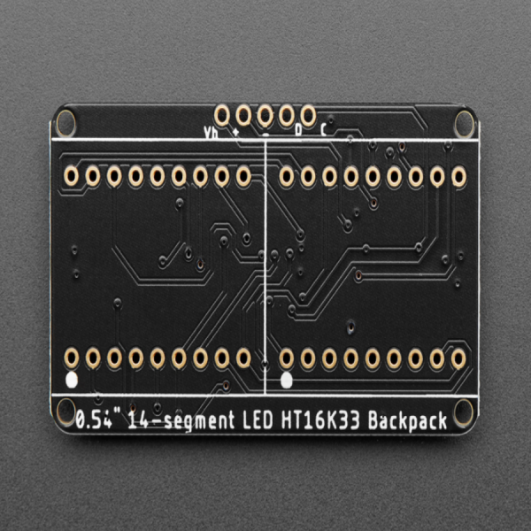 디바이스마트,MCU보드/전자키트 > 디스플레이 > 세그먼트,Adafruit,Quad Alphanumeric Display - Yellow 0.54" Digits w/ I2C Backpack [ada-2158],모든 알파벳 및 숫자가 표현 가능한 14세그먼트 LED 디스플레이입니다.