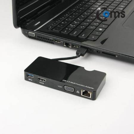 디바이스마트,컴퓨터/모바일/가전 > 네트워크/케이블/컨버터/IOT > 리피터/젠더/전원 케이블 > 컨버터,Coms,USB 3.0 컨버터 (HDMI/VGA/RJ45) [GW242],HDMI/VGA/RJ45