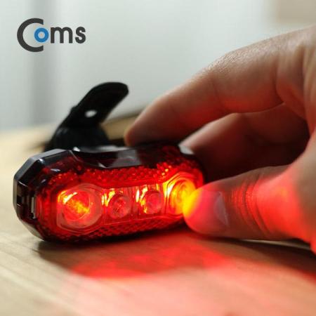 디바이스마트,LED/LCD > LED 인테리어조명 > 장식용 LED,Coms,자전거 LED 안전 점멸기(HJ-037), Red Light, USB 충전 [IB494],Red Light, USB 충전