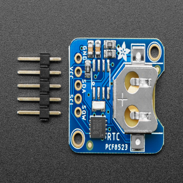 디바이스마트,MCU보드/전자키트 > 버튼/스위치/제어/RTC > RTC/타이머,Adafruit,Adafruit PCF8523 Real Time Clock Assembled Breakout Board [ada-3295],배터리를 전원으로 활용할 수 있는 real time clock (RTC) 모듈 / PCF8523 RTC 칩셋 기반 / 3.3V, 5V 모두 사용 가능 / CR1220 배터리 미포함(별매) / 25.8mm * 21.8mm, 2.3g / 하루에 2초씩 오차가 생길 수 있음, 고정밀 칩셋을 원하시는 분께는 DS3231 RTC 모듈을 추천합니다