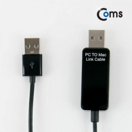 디바이스마트,컴퓨터/모바일/가전 > 스마트폰/스마트기기 > 케이블/젠더 > 기타 케이블,Coms,USB 데이터 케이블, (PC to MAC) /데이터 전송 전용(USB 2.0) [DM190],데이터 전송 전용(USB 2.0)