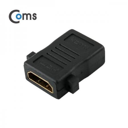 디바이스마트,케이블/전선 > 영상/음향 케이블 > HDMI/DVI 케이블,Coms,HDMI 젠더(연결 F/F, 일체형) 나사고정기능 [BU181],HDMI 젠더 / HDMI FEMALE x 2 / 나사 고정 기능 