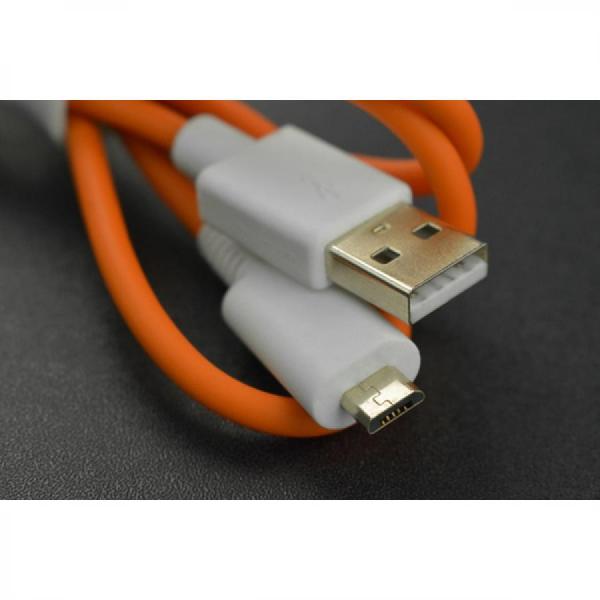 디바이스마트,케이블/전선 > USB 케이블 > 데이터케이블(MM) > USB 3.0 micro B타입(5핀),DFROBOT,Flat Noodle Micro USB Cable 1.2m [FIT0351-OE],USB A to micro 5핀 타입 Android 호환 고속 충전 플랫 케이블 / 길이 : 1.2m / 색상 : 오렌지