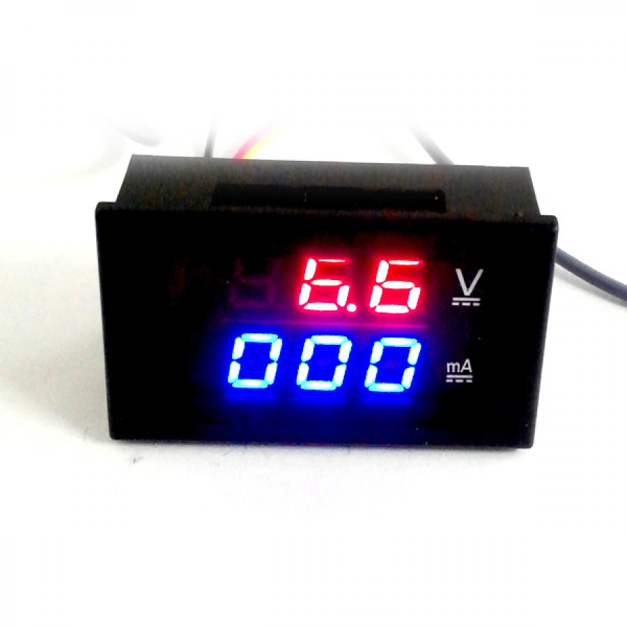 볼트미터 전압표시기 매립형 듀얼 1A [SZH-VMT020]