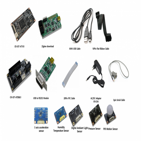 디바이스마트,MCU보드/전자키트 > 교육용키트/로봇 > 교육용키트 > 재미있는키트/기타,(주)씨알지테크놀러지,사물인터넷 New IoT Sensor Start Kit ( STM32, Zigbee , Sensor EVB ),Zigbee 2.4GHz 포함 / STM32L0 CPU / Intelligent processing with low-power high-performance 32bit Cortex-M3 MCU / Input voltage : 2.3~3.6V / 온습도, 지그비, 3축 가속도, 조도센서, 대기압 센서, 감지 센서 실습 / Dimensions : 60mm * 30mm