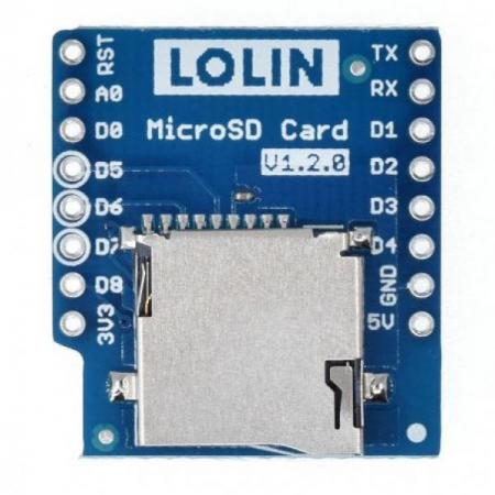 디바이스마트,오픈소스/코딩교육 > 마이크로파이썬 > WeMos > WeMos 정품보드/모듈,WeMos,[정품] WeMos D1 Mini용 MicroSD 실드 Micro SD Shield V1.2.0,wemos.cc 공식 판매페이지에서 구매한 정품 / WeMos D1 Mini용 MicroSD카드, TF카드 확장 보드 / 핀헤더 포함