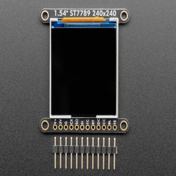 디바이스마트,MCU보드/전자키트 > 디스플레이 > LCD/OLED,Adafruit,Adafruit 1.54' 240x240 Wide Angle TFT LCD Display with MicroSD - ST7789 [ada-3787],1.54' LCD TFT 디스플레이 / 240x240 픽셀 디스플레이 모듈  / 3.3V 나 5V 전원 / 내장 마이크로 슬롯 / LCD 화면 사이즈: 32mm x 31mm / 전체 사이즈:  42mm x 41mm x 6mm