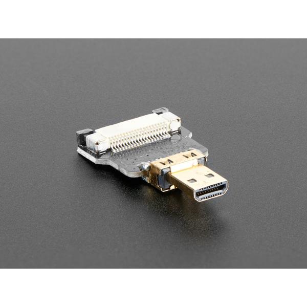 DIY HDMI Cable Parts - Straight Micro HDMI Plug Adapter [ada-3556]