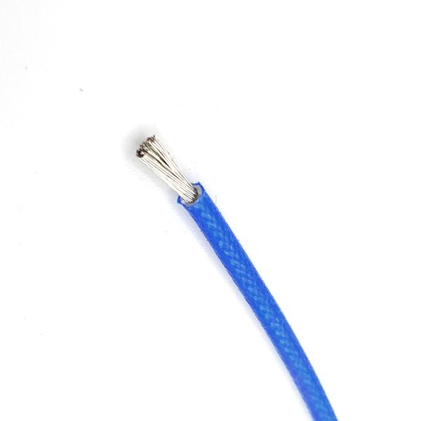 #SRGW 실리콘 절연 유리사 편조 배선 2.5SQ 파란색 1M