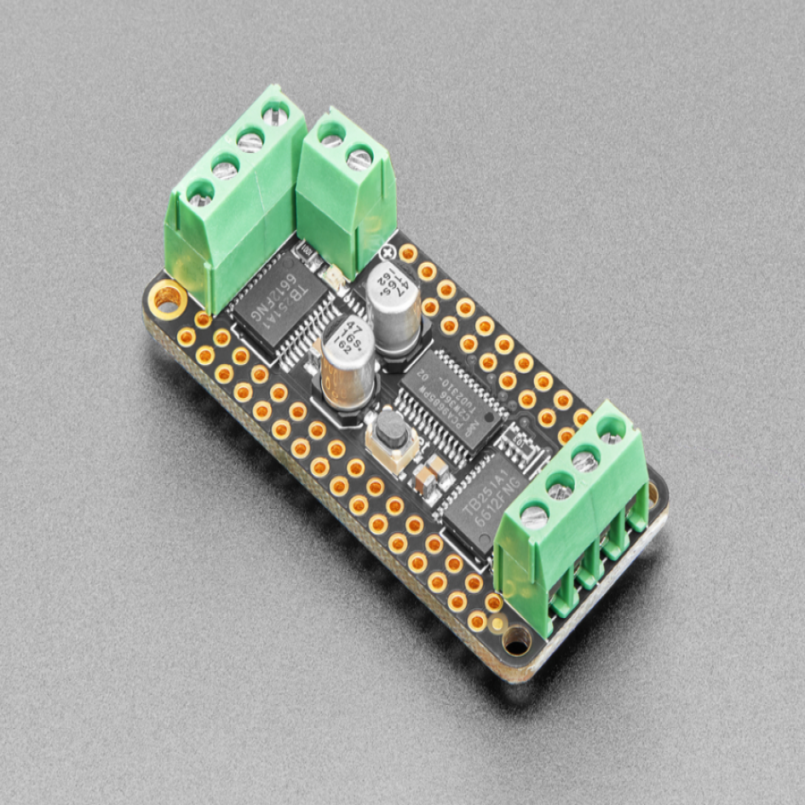 DC Motor + Stepper FeatherWing Add-on For All Feather Boards [ada-2927]