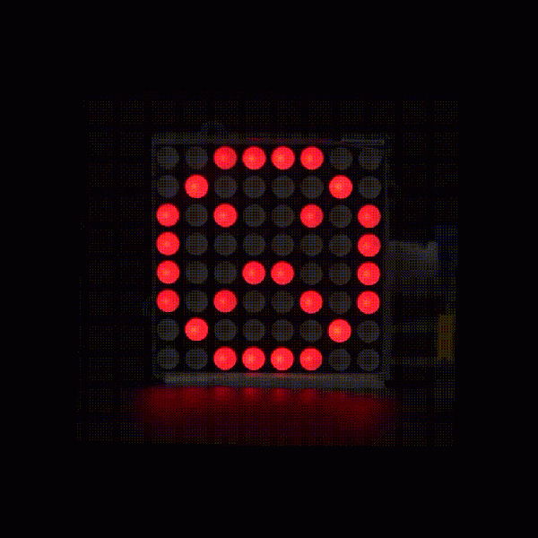 Grove - Red LED Matrix w/Driver [104020089]
