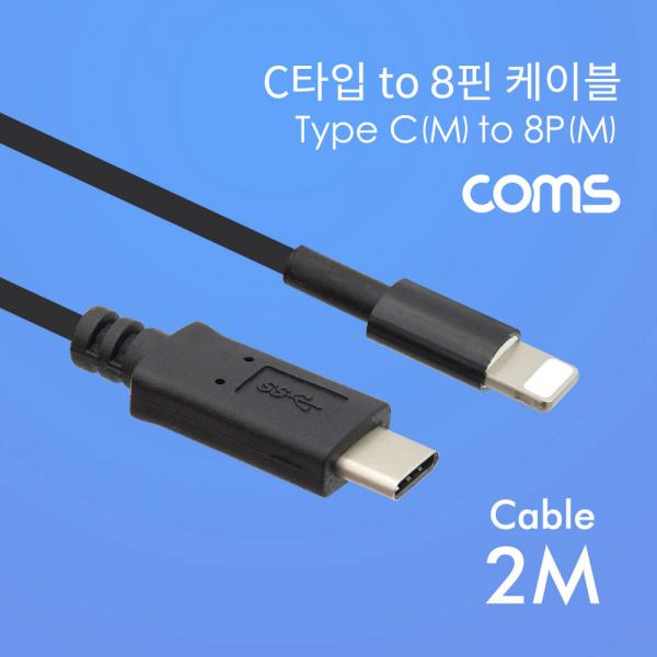 USB 3.1(Type C) to 8Pin(8핀) 케이블 / Type C M/8P M / 2M [BT653]