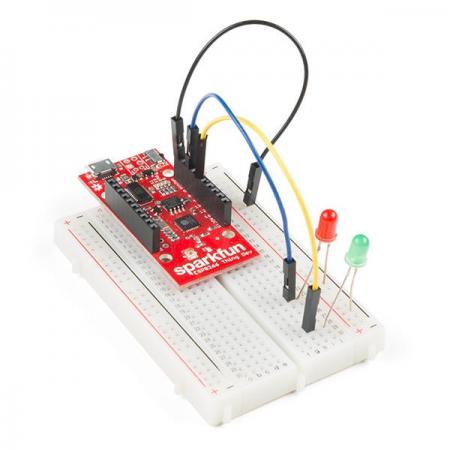 디바이스마트,MCU보드/전자키트 > 교육용키트/로봇 > 교육용키트 > 코딩교육,SparkFun,SparkFun ESP8266 Thing Dev Starter Kit [KIT-15259],loT, Arduino 및 무선 솔루션에 대해 배울 수 있는 키트 / ESP (및 USB 케이블), 점퍼 와이어, 브레드 보드, LED 및 스택 가능한 10 핀 헤더 쌍과 40 개의 일반 헤더를 포함 / 802.11b 모드에서 + 19.5dBm 출력