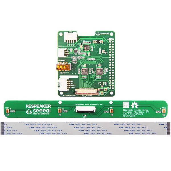 ReSpeaker 4-Mic Linear Array Kit for Raspberry Pi [107990056]