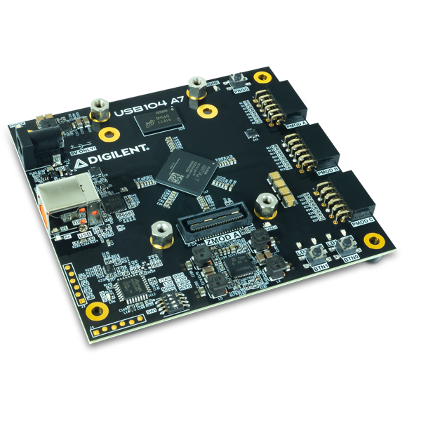 USB104 A7: Artix-7 FPGA Development Board with SYZYGY-compatible Expansion 410-398