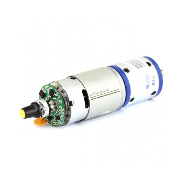 속도조절기 일체형 유성감속기어모터 DMC-PG42-RS775VF-24V DC기어드모터 [감속비 1/4]