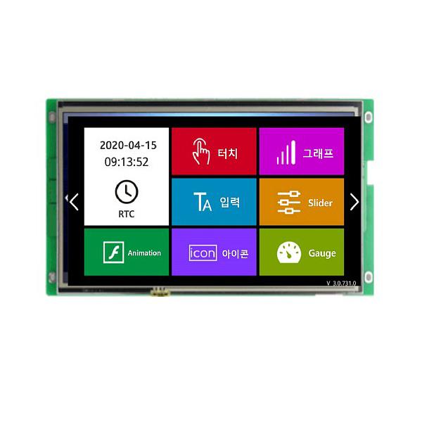 ezHMI EZ10600F101 10.1인치 정전식 터치 RS232 LCD