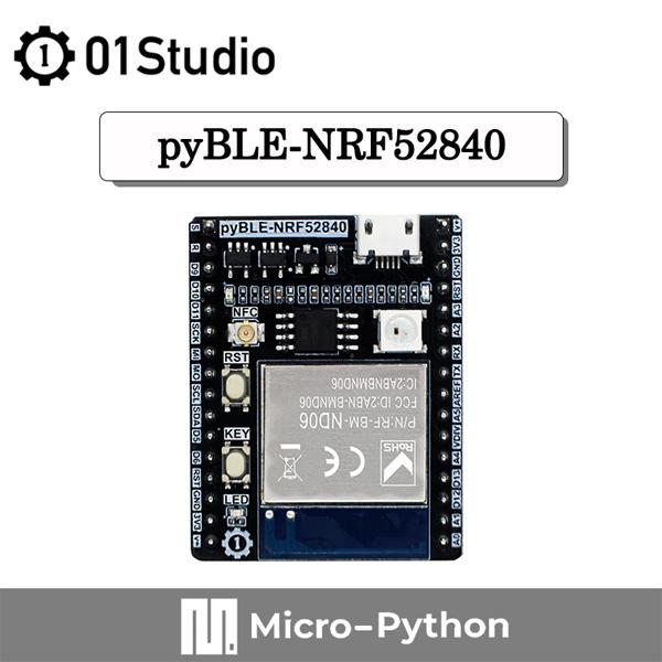 MicroPython nRF52840 BLE 개발보드 [pyBLE-NRF52840]