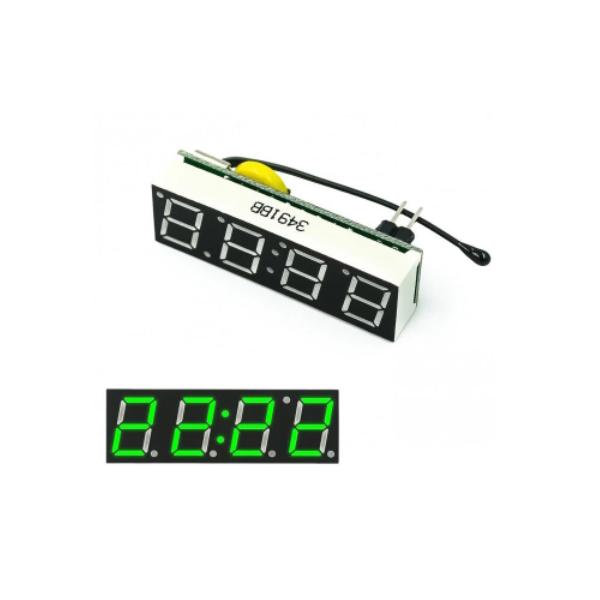 DS1302칩 LED 고정밀 전자시계 모듈 7segment 초록색 [TYE-CG001]