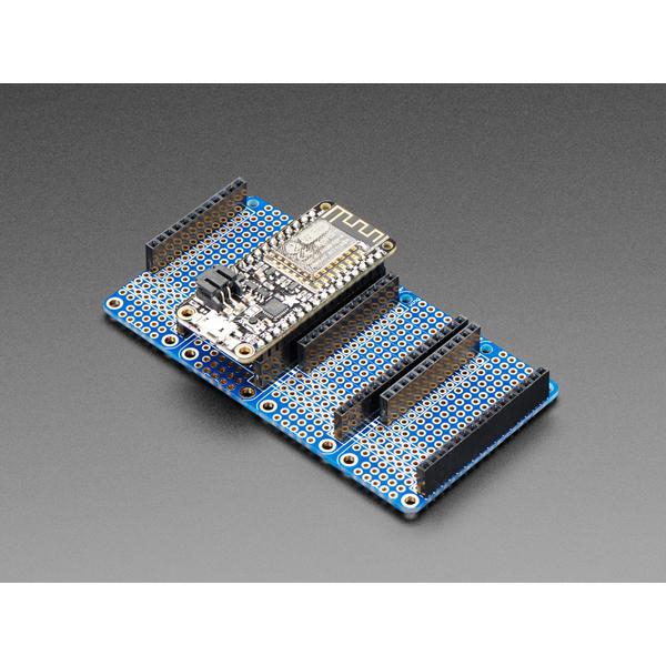 Adafruit Quad Side-By-Side FeatherWing Kit with Headers [ada-4254]