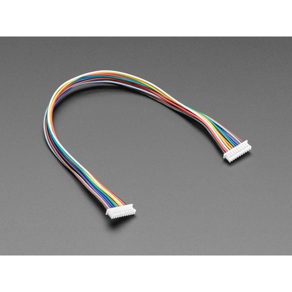 1.25mm Pitch 10-pin Cable 20cm long 1:1 Cable - Molex PicoBlade Compatible [ada-4930]