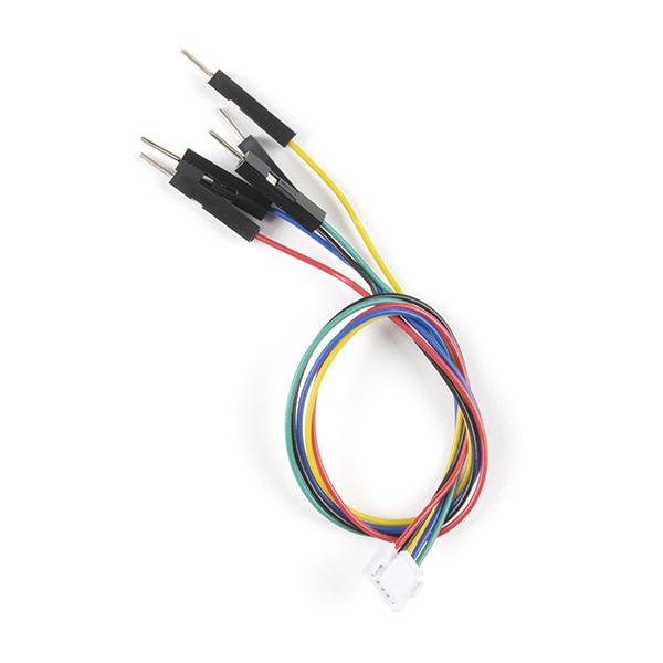 Breadboard to JST-GHR-05V Cable - 5-Pin x 1.25mm Pitch [CAB-18078]