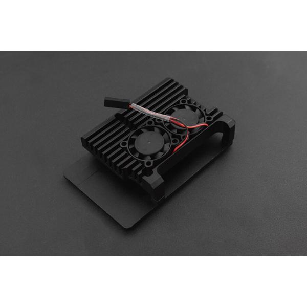 Metal Case for Raspberry Pi 4B (Dual fans) [FIT0650]