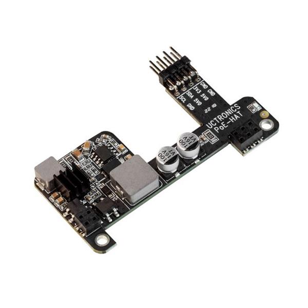 UCTRONICS PoE HAT for Raspberry Pi 4B, IEEE 802.3af-Compliant, 5V 2.5A Mini Power Over Ethernet Expansion Board for Raspberry Pi 4 B 3 B+ [U6241]