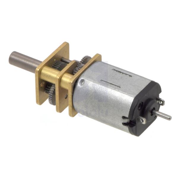 15:1 Micro Metal Gearmotor HP 6V with Extended Motor Shaft #4785